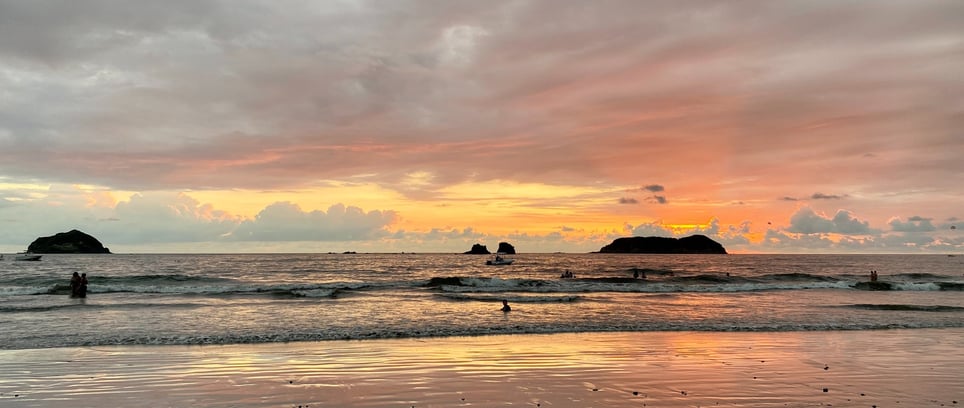 Sunset at Puntarenas Province, Quepos, Costa Rica