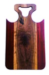 Exotic Wood Charcuterie Board, Cutting Board, Cheese Board, Serving Board (Hardwood, Medium)
