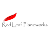 Red Leaf Pianoworks logo White