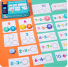 a number of numbers on a table with a number of numbers