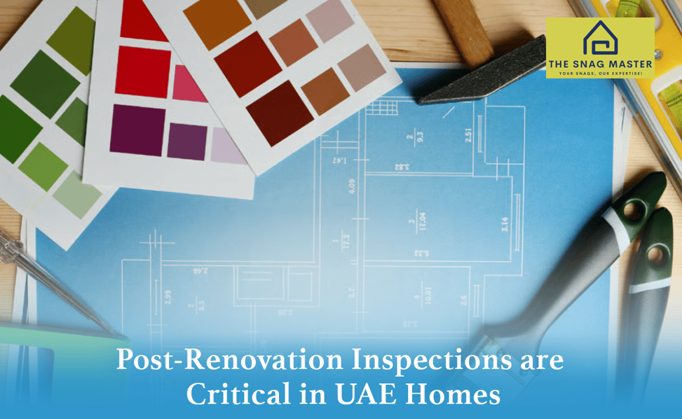 Post-Renovation Property inspection dubai, home inspection UAE