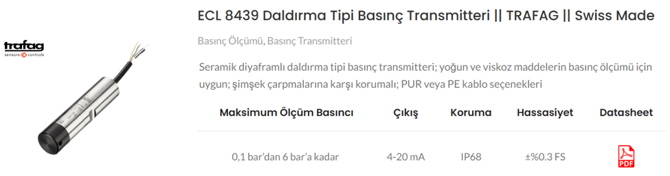 Atek PTL 110 Trafag ECL 8439
