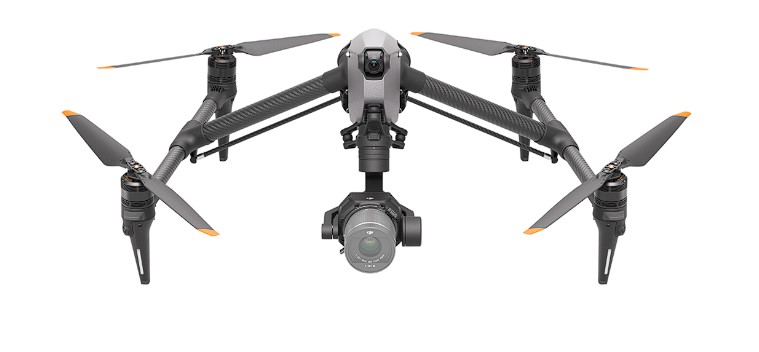 DJI Inspire3: a camera mounted on a remote control system