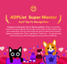 April Super Mentor certificate representing the International Pet's Day