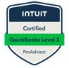 Intuit QuickBooks Level 2 Certified ProAdvisor Badge