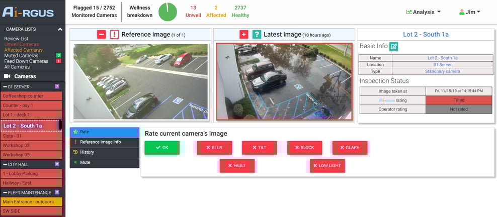 Security video camera system AI analytic report using suresite.cc