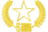 5 star ratings badge