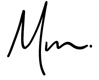 a woman's signature signature logo on a black background