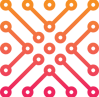 a pattern of the coloured pc get logo