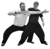 Bob and Neil demonstrating a Chen Tai Chi application for Single Whip, Dan Bian.