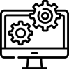 Ordinateur avec des rouages