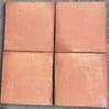 Carreaux terre cuite rouges lisses