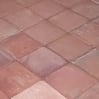 Tomettes 25x25 traitees dominante rouge