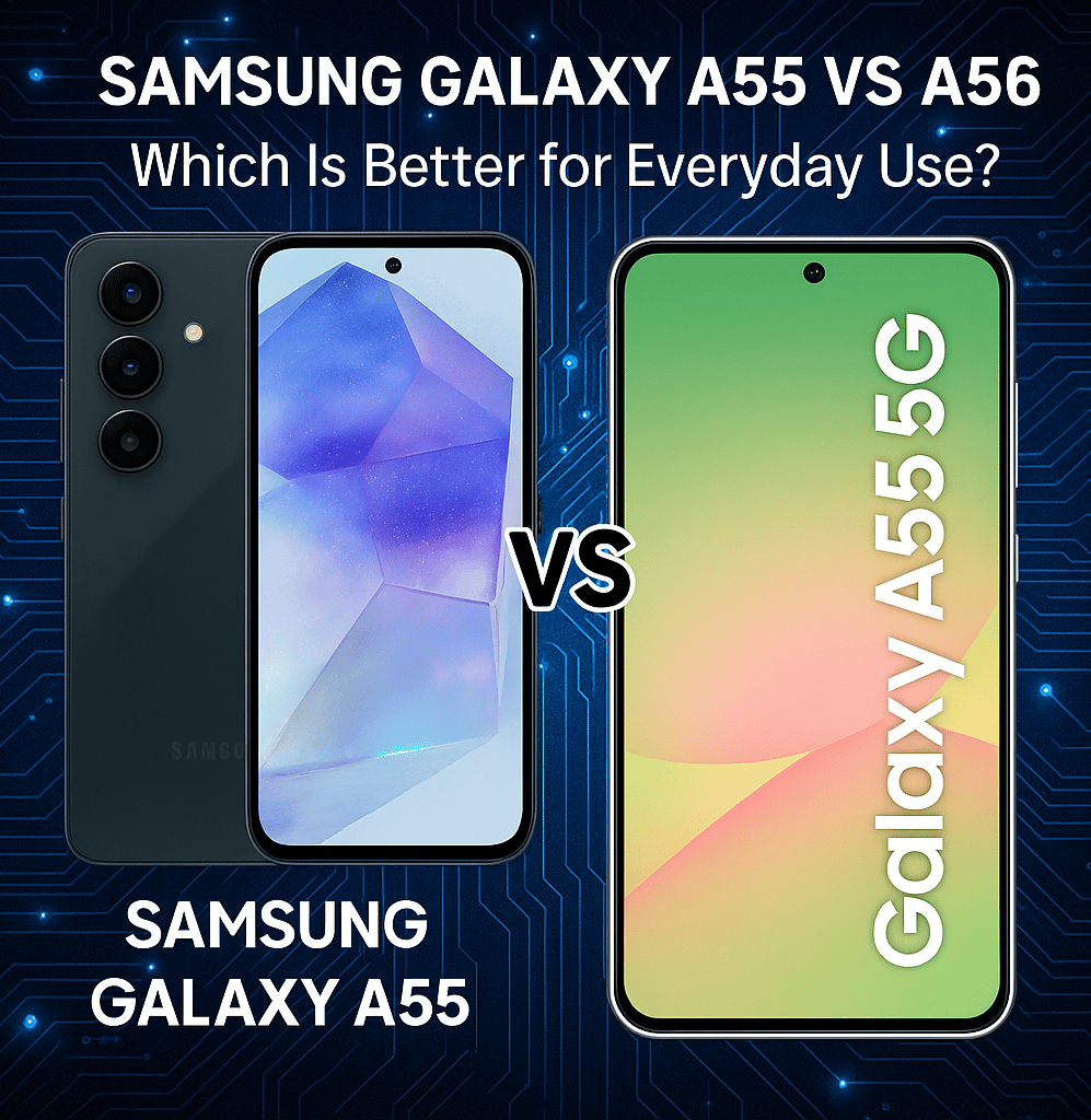 Samsung galaxy A55 vs A56