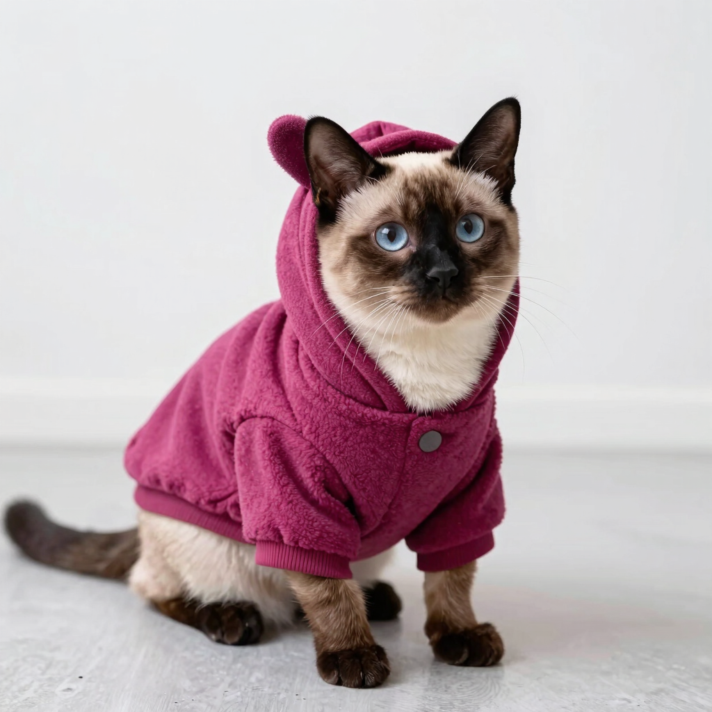 Sudadera Felina con Orejitas