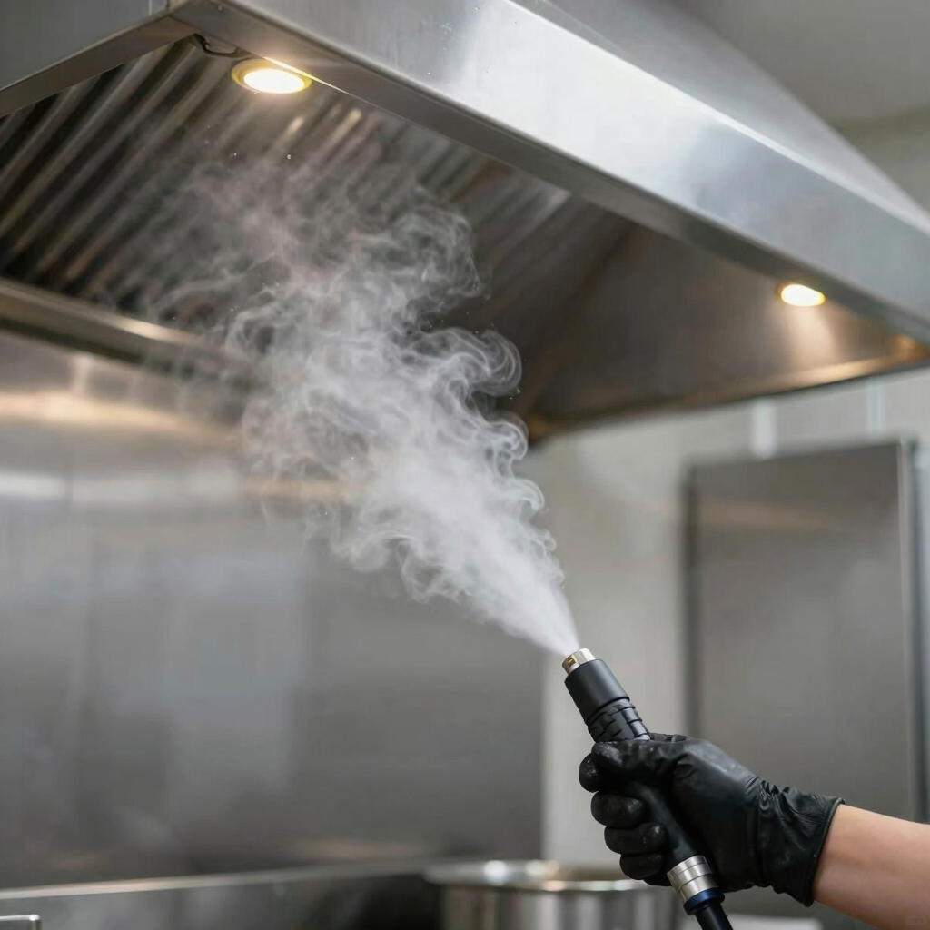Commercial Kitchen Steam Degreasing