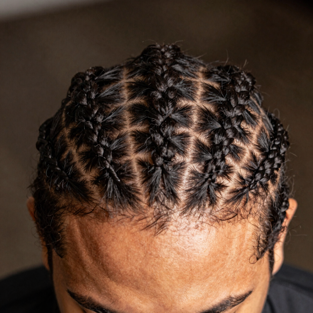 Feed-In Stitch Cornrows