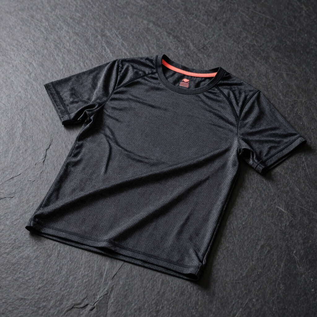 Ventilated Mesh-Panel Workout Tee