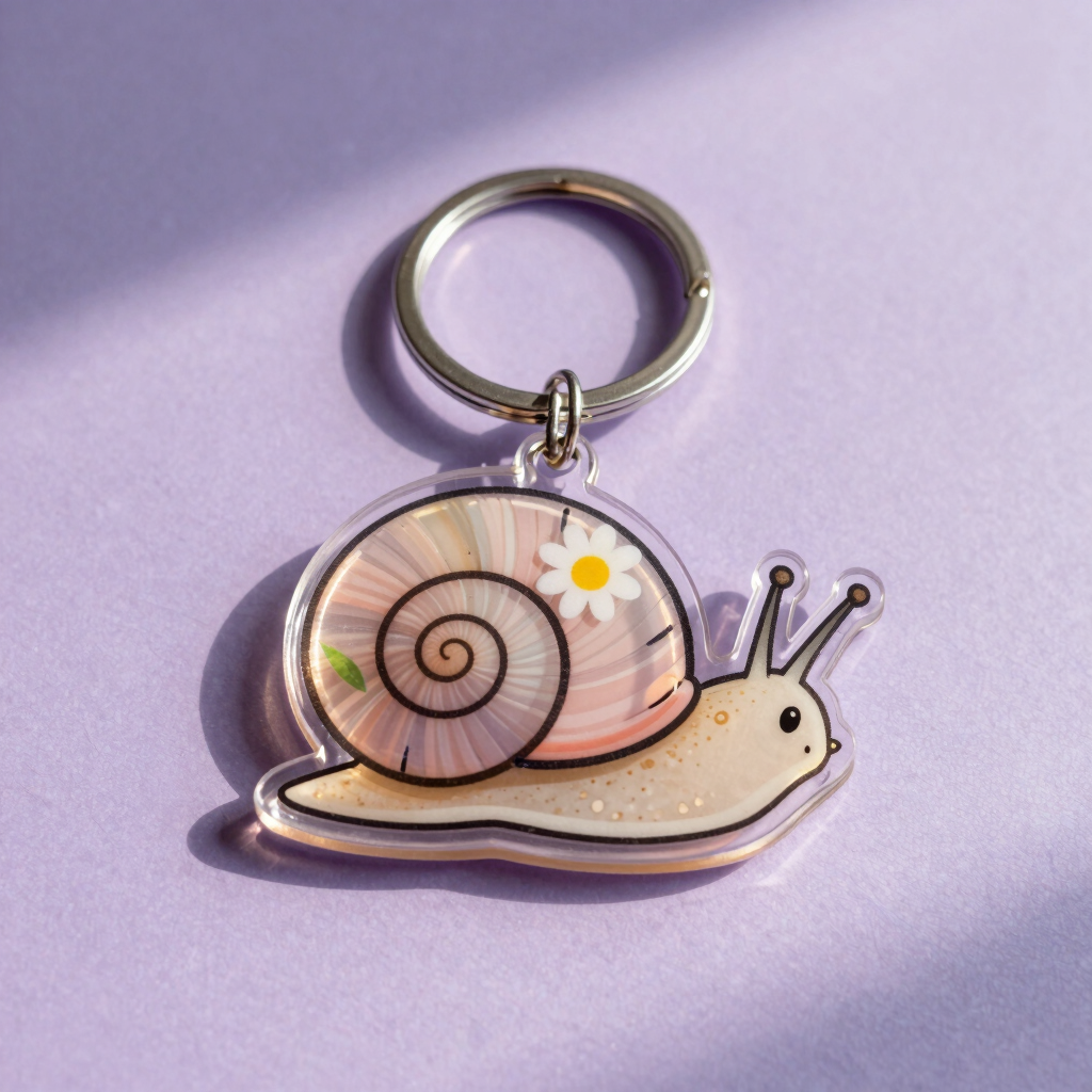 Porte-clé Escargot Marguerite