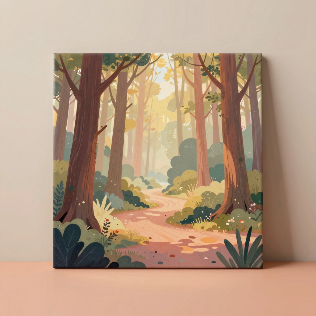 Print Art-Mignon "Le Réveil de la Forêt"