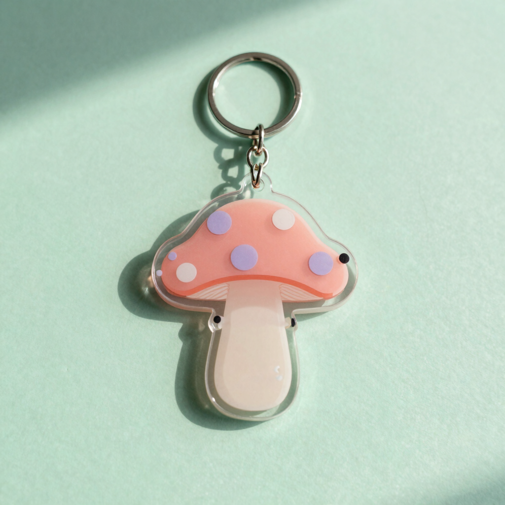 Porte-clé Champignon Rêveur