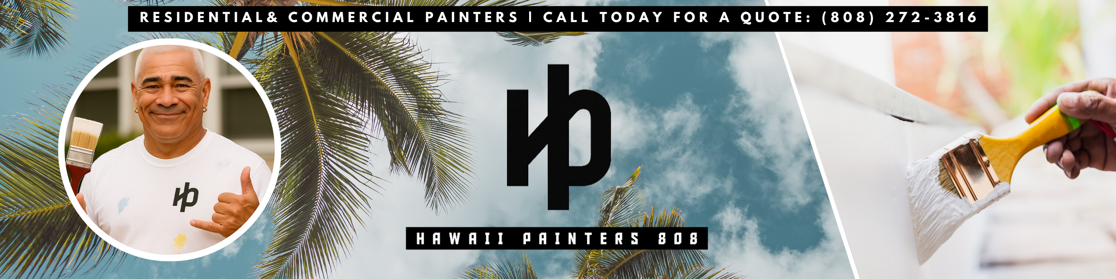 Hawaii Painters 808 Logo
