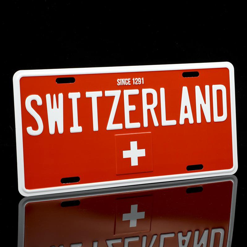 Custom car decorative plate