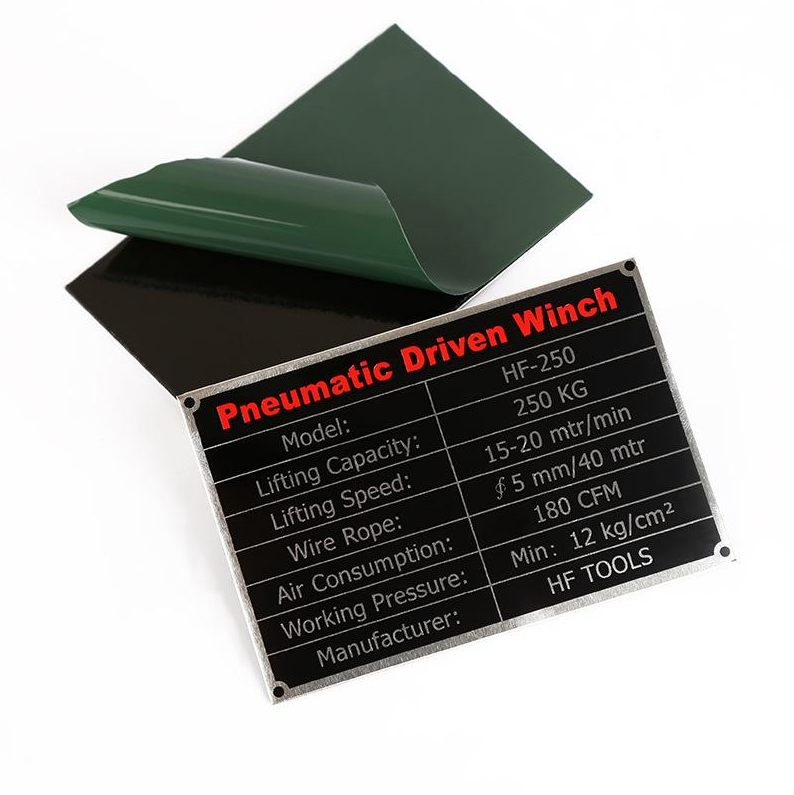 Product information plates