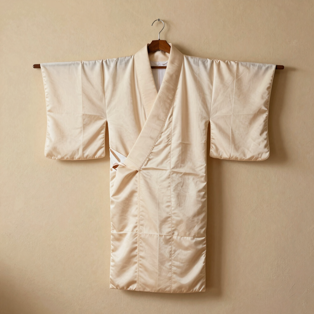 Yasmin Pleated Satin Kimono