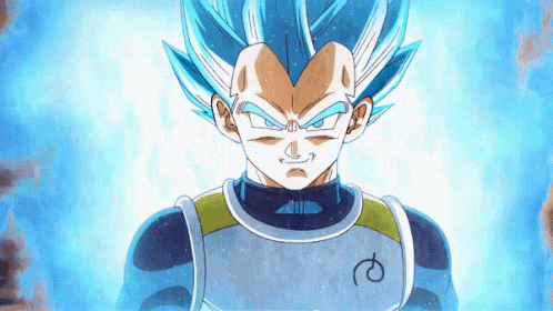 blue vegeta dragon ball