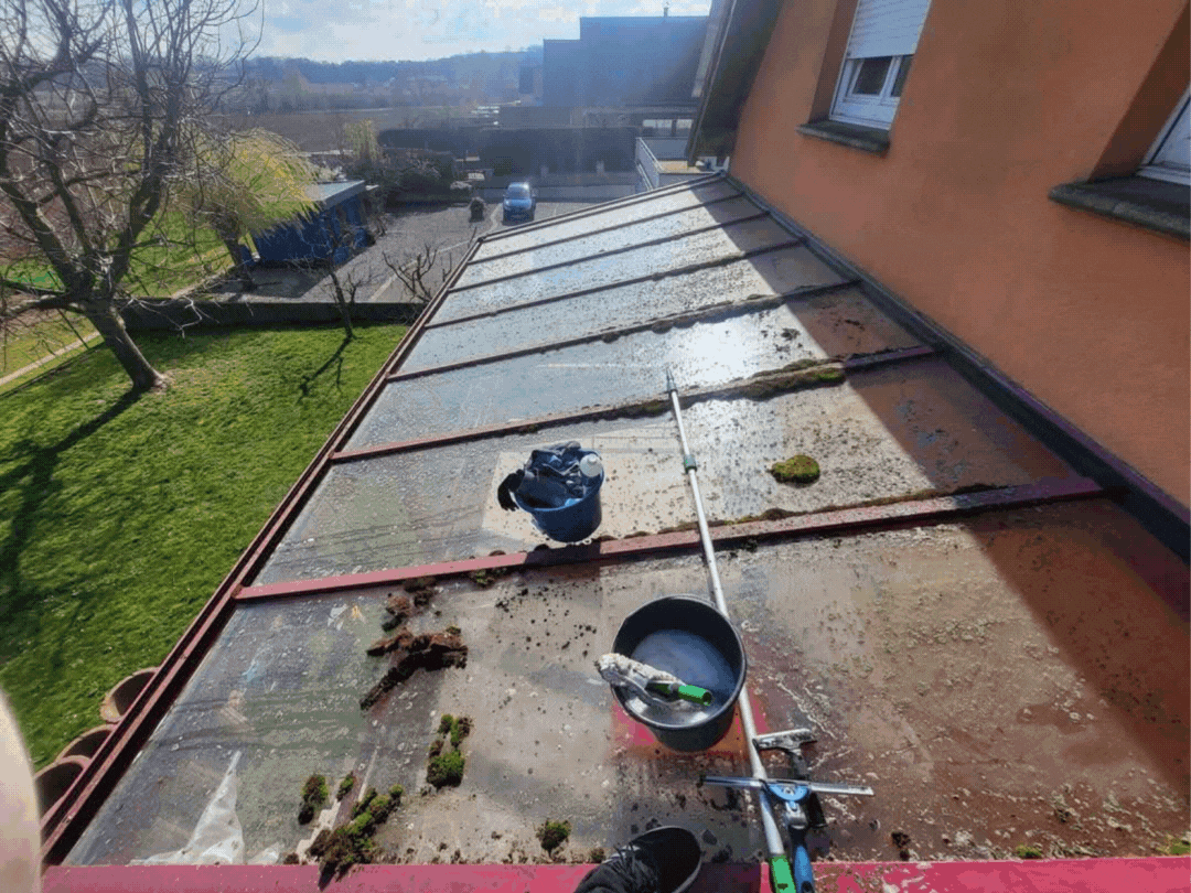 DV NET ne recule devant rien ! Fin de construction/Vitres non nettoyés depuis plusieurs années