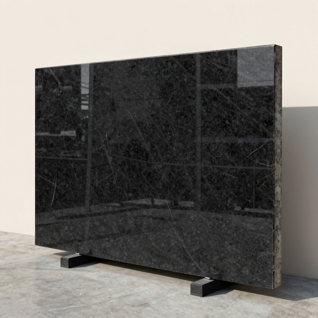 Absolute Black Granite Slab
