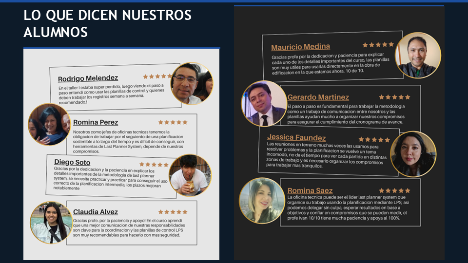 Capacitación con aplicación práctica Last Planner System