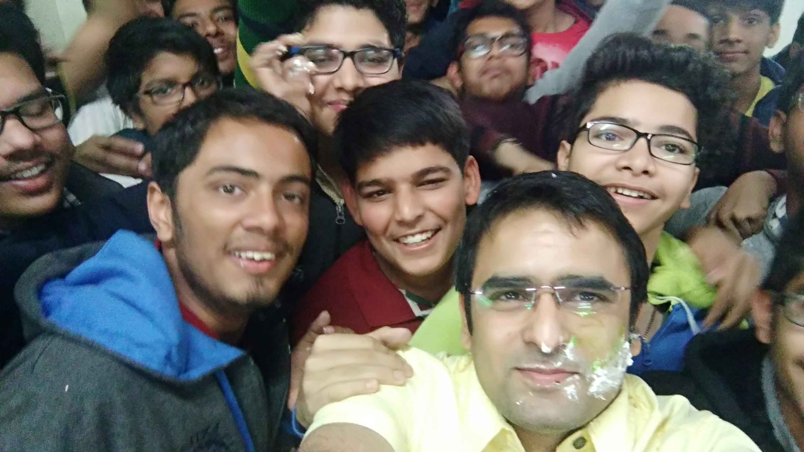 PK Sir with students