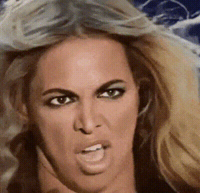 Beyonce funny face gif