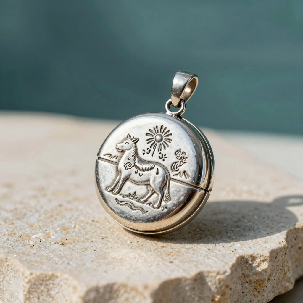 Cleo Heirloom Engraved Locket