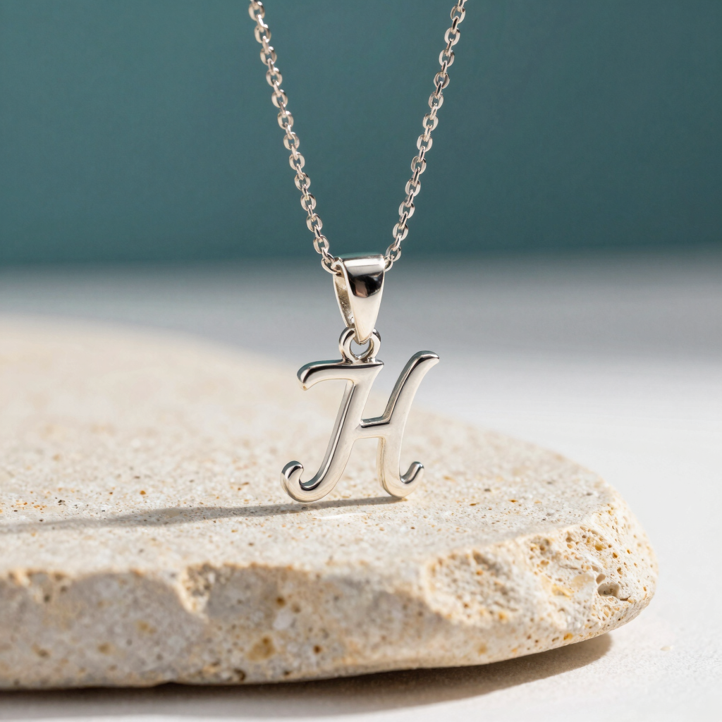 Selene Initial Pendant Necklace