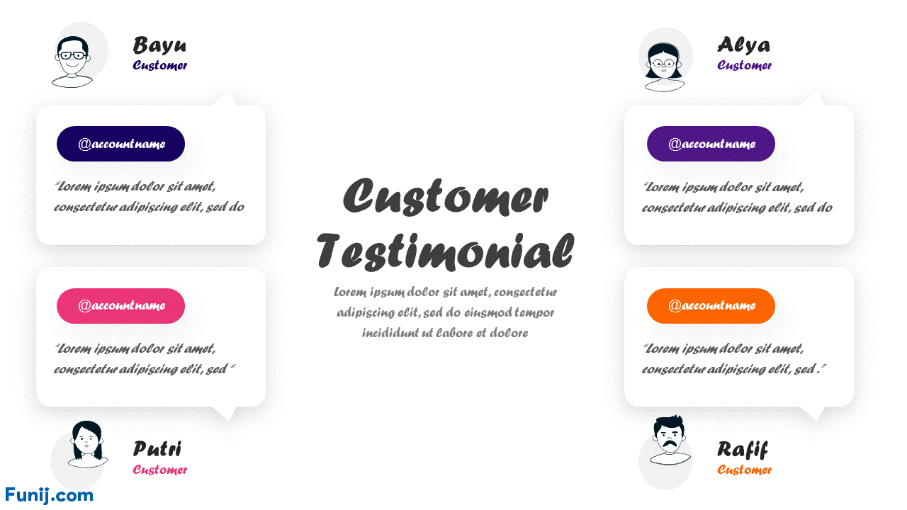 Template Testimoni Klien Estetik & Gratis