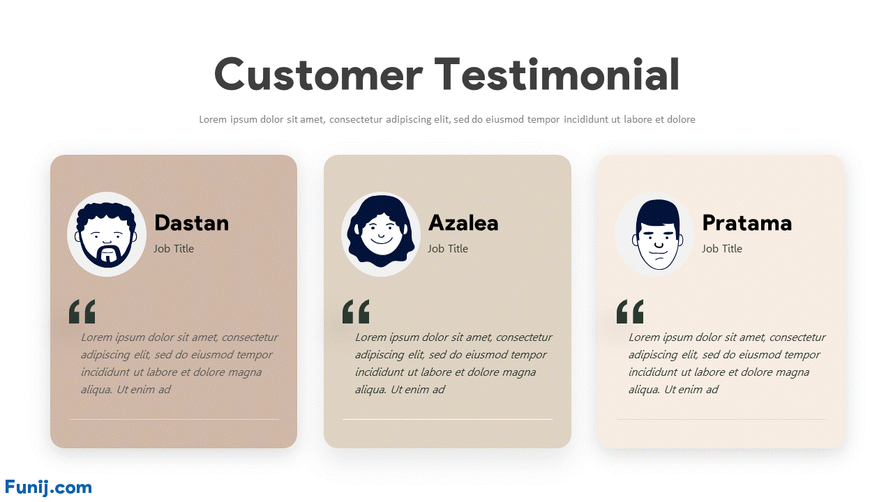 Template Testimoni Klien Estetik & Siap Pakai