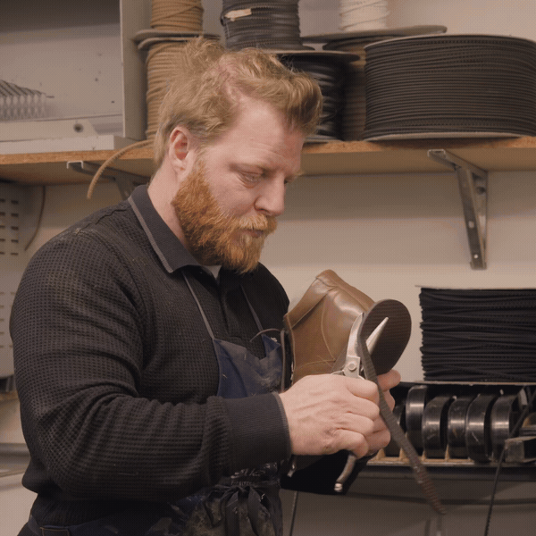 Gif of corporate video for shoemaker company