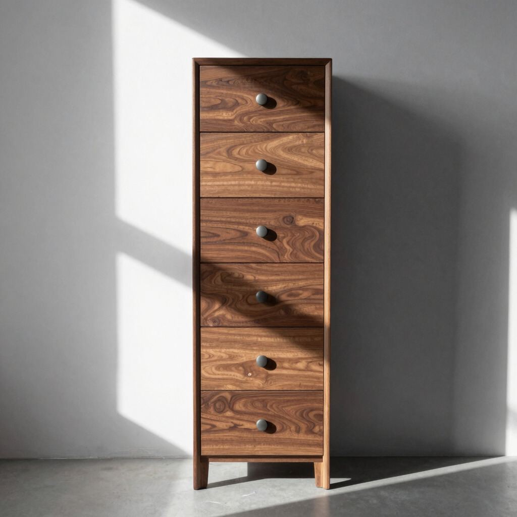 Axis Narrow Five Drawer Dresser