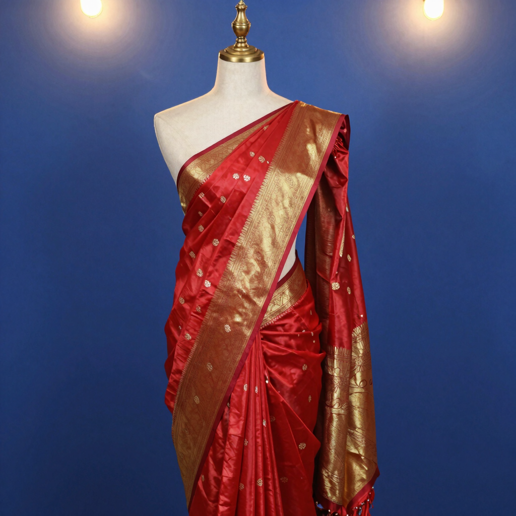 Luxury Silk Saree Roll Press & Polish