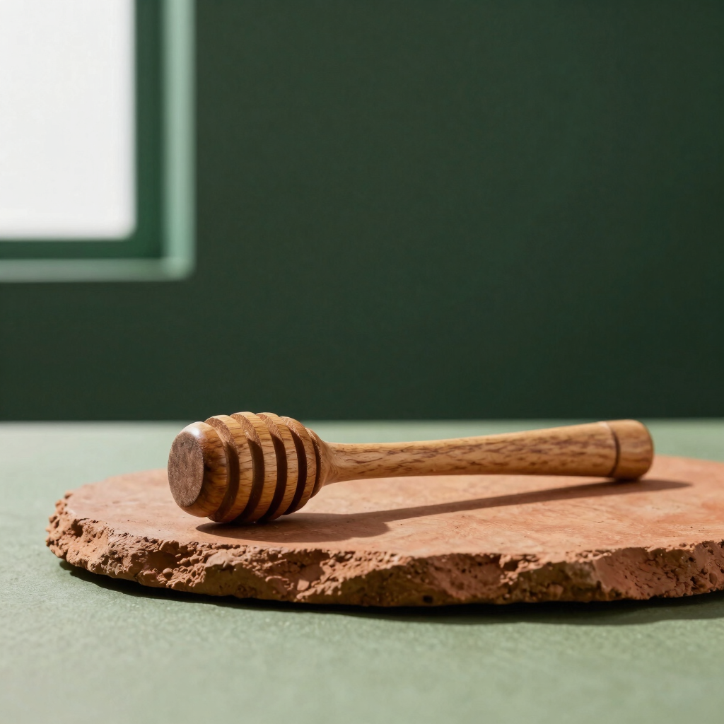 Artisanal Honey Dipper in Wild Olive