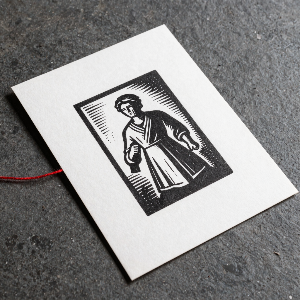 Grabado Linograbado 'VÓRTICE'