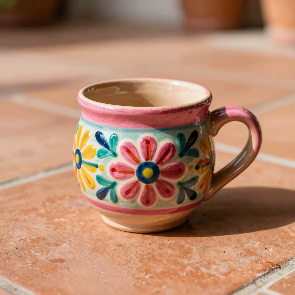 Taza de Barro "Chisme Calientito"