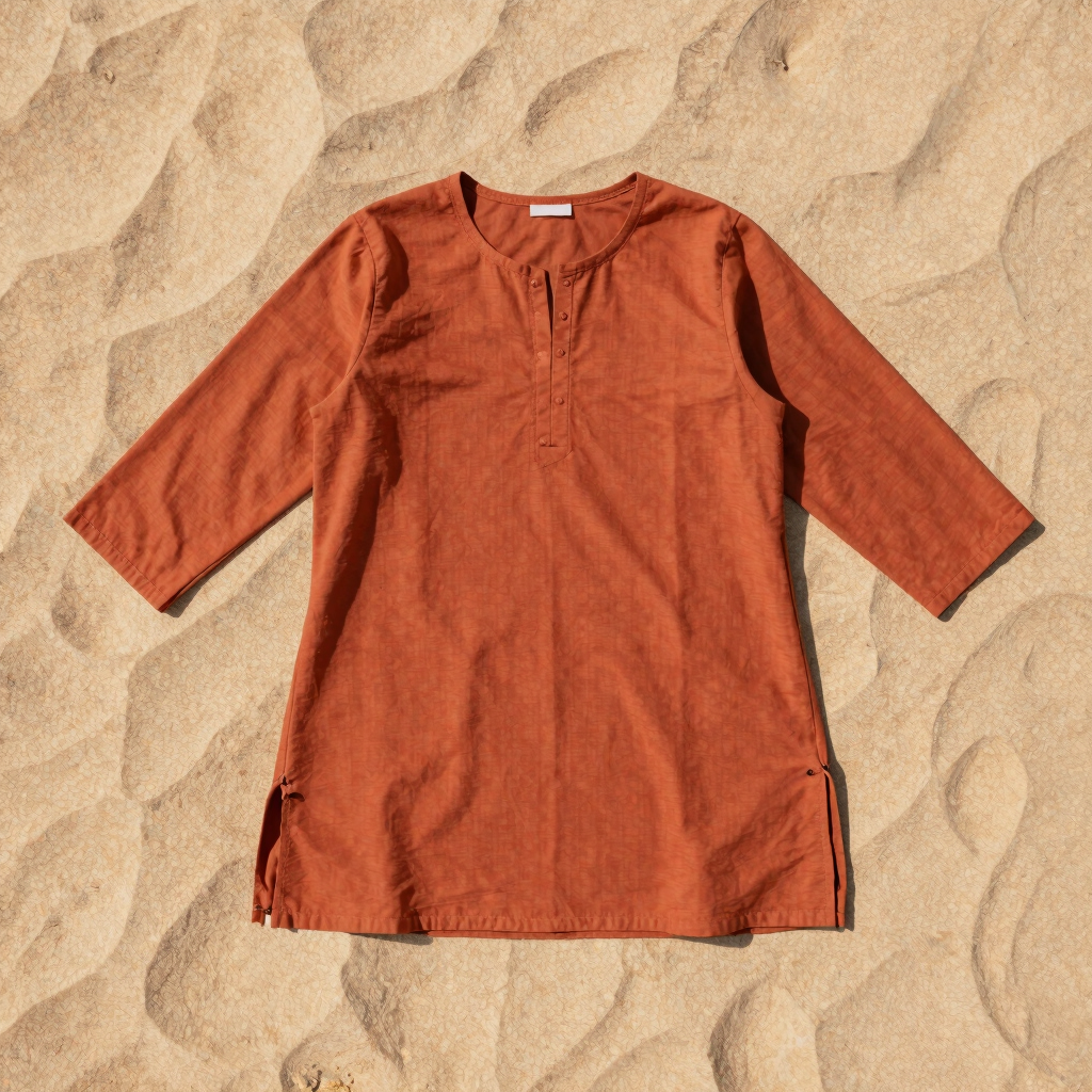 Túnica Minimalista Terracota