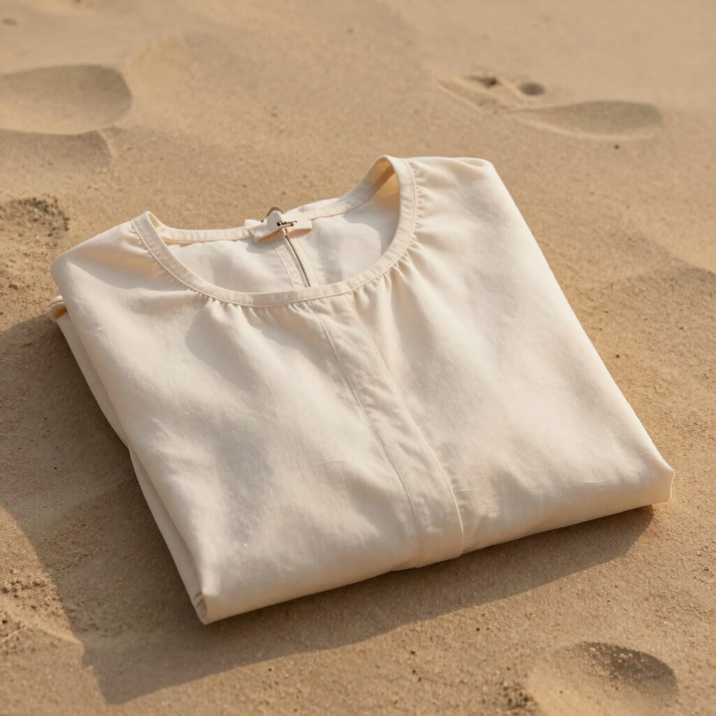 Blusa Seda Algodão Cru