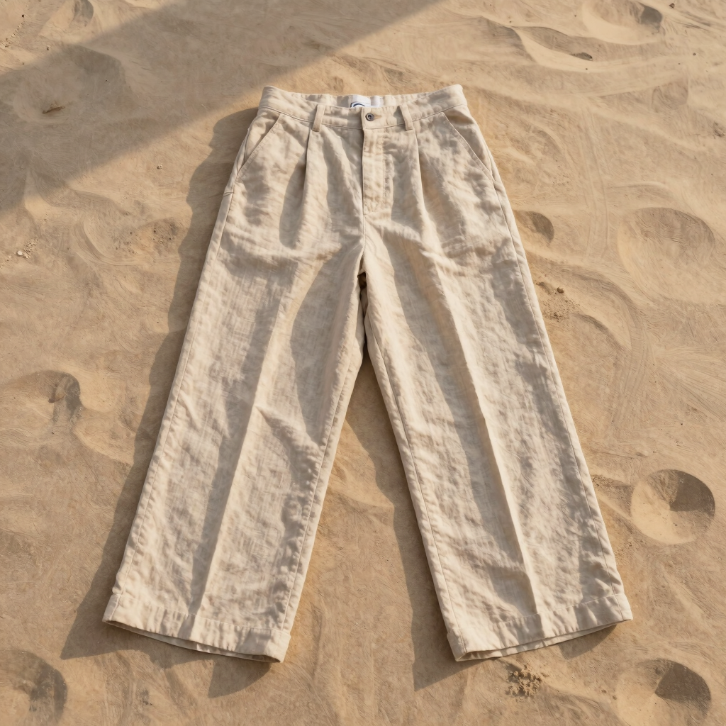 Calça Pantalona Linho