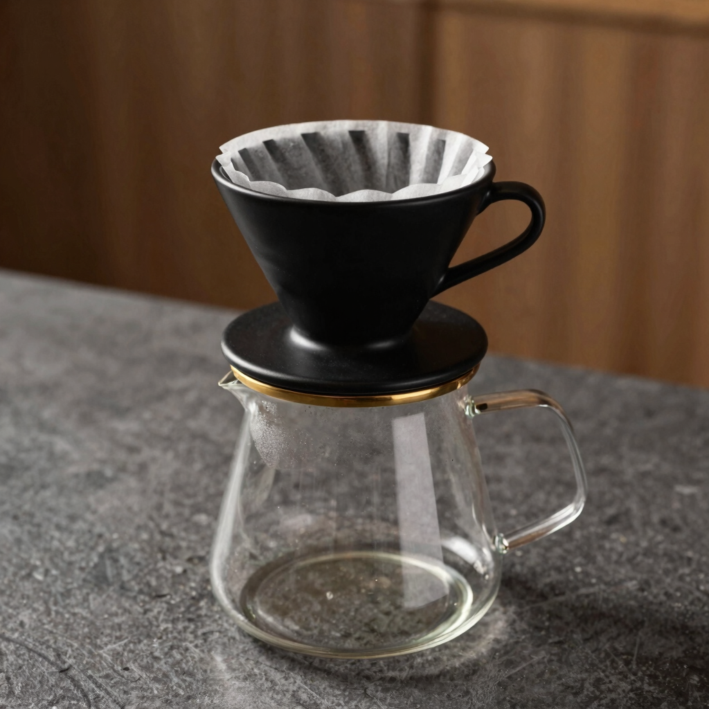 Obsidian Ceramic Pour-Over Set