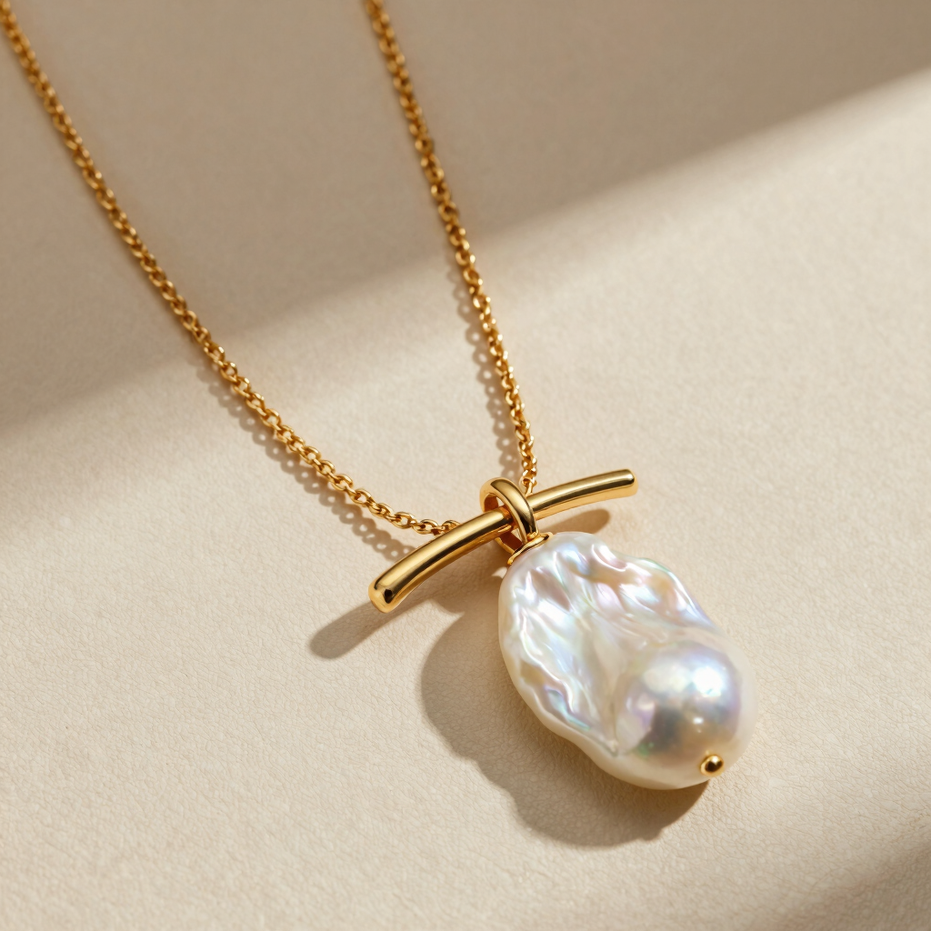 Baroque Arp Toggle Necklace